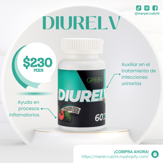 DIURELV - 60 CÁPSULAS