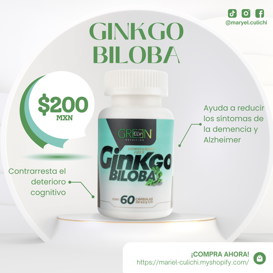GINKGO BILOBA - 60 CÁPSULAS