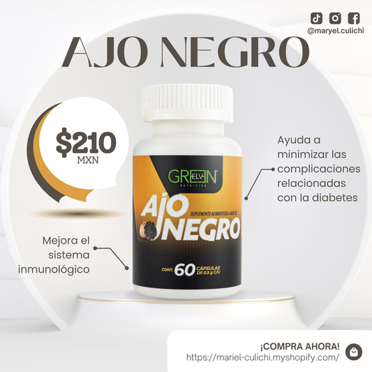AJO NEGRO - 60 CÁPSULAS