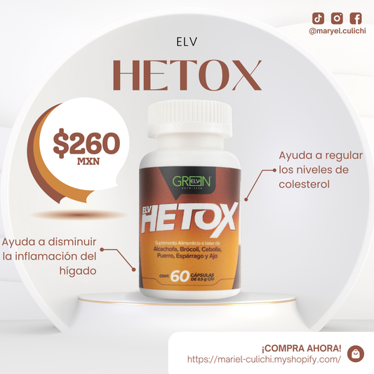 ELV HETOX - 60 CÁPSULAS