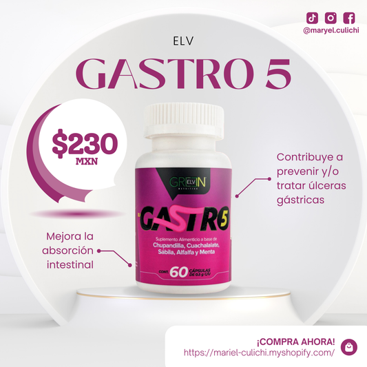 ELV GASTRO 5 - 60 CÁPSULAS