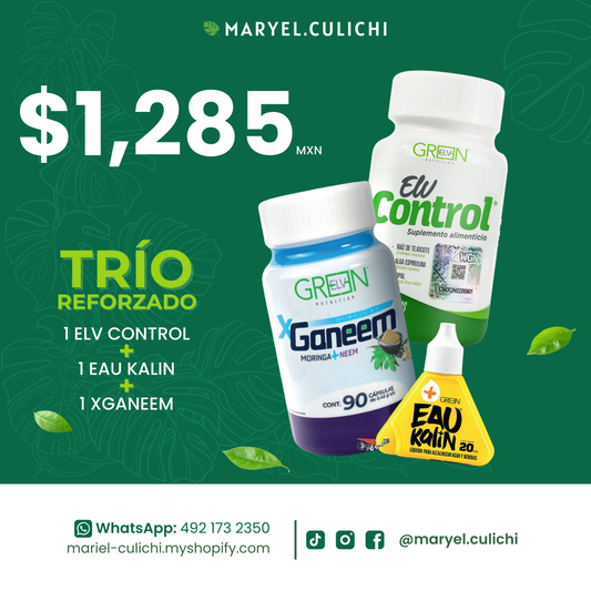 PAQUETE 4 - TRÍO REFORZADO CON ELV CONTROL PARA 1 MES